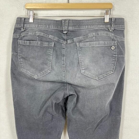 Democracy Stretch Gray Denim "Ab"solution® Jegging Size 16 - Picture 6 of 9